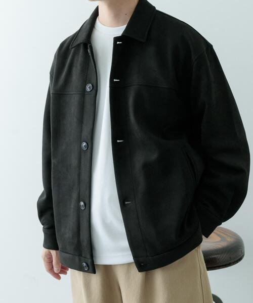 ITEMS URBANRESEARCH（アイテムズ アーバンリサーチ）の「F.S. ボタンアップJKT（その他アウター・メンズ・オフホワイト/ブラック/ライトブラウン・MEDIUM/LARGE）」の19枚目の写真