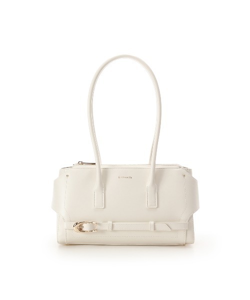 & chouette（アンドシュエット）の「ベルトデザイン ロングハンドルバッグ（トートバッグ・レディース・ブラック/オフホワイト/ミント・FREE）」の2枚目の写真