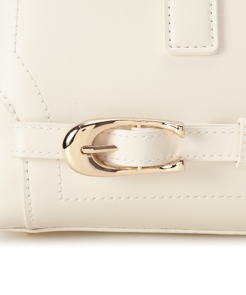 & chouette（アンドシュエット）の「ベルトデザイン ロングハンドルバッグ（トートバッグ・レディース・ブラック/オフホワイト/ミント・FREE）」の12枚目の写真