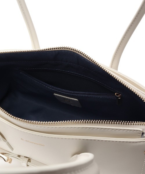 & chouette（アンドシュエット）の「ベルトデザイン ロングハンドルバッグ（トートバッグ・レディース・ブラック/オフホワイト/ミント・FREE）」の13枚目の写真