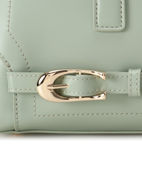 & chouette（アンドシュエット）の「ベルトデザイン ロングハンドルバッグ（トートバッグ・レディース・ブラック/オフホワイト/ミント・FREE）」の17枚目の写真