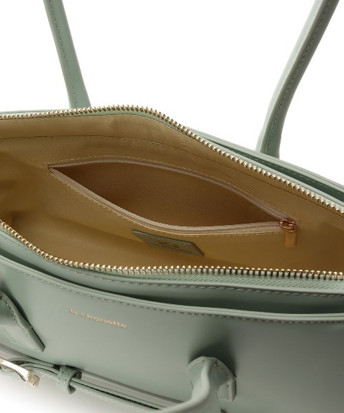 & chouette（アンドシュエット）の「ベルトデザイン ロングハンドルバッグ（トートバッグ・レディース・ブラック/オフホワイト/ミント・FREE）」の18枚目の写真