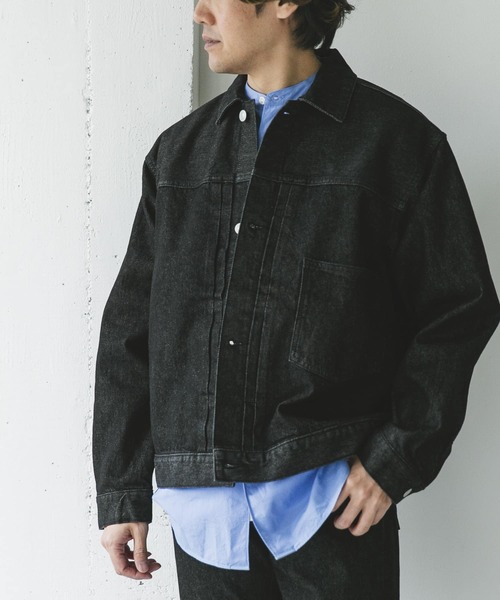 新品未使用品　アーバンリサーチ　オーバーサイズデニムジャケット セール】USED 13.3oz デニムジャケット（デニムジャケット