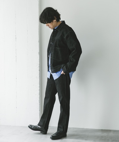 ourhome きれいめデニムジャケット きれいめデニムジャケット – OURHOME