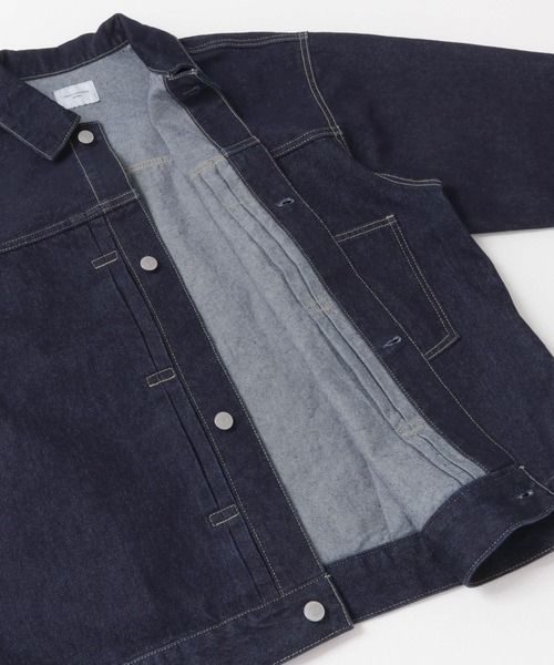 URBAN RESEARCH DOORS（アーバンリサーチドアーズ）の「13.3oz デニムジャケット（デニムジャケット・メンズ・ブラック/インディゴブルー・LARGE/MEDIUM）」の12枚目の写真