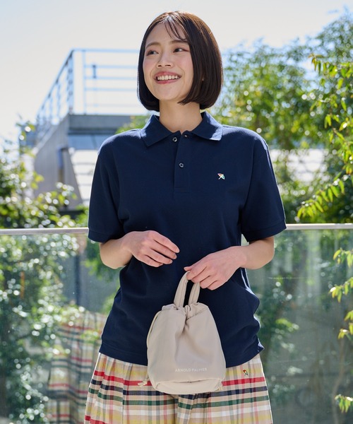 Arnold Palmer（アーノルドパーマー）の「巾着 シェア ミニ トートバッグ（トートバッグ・レディース・ブラック/ベージュ・F）」の2枚目の写真