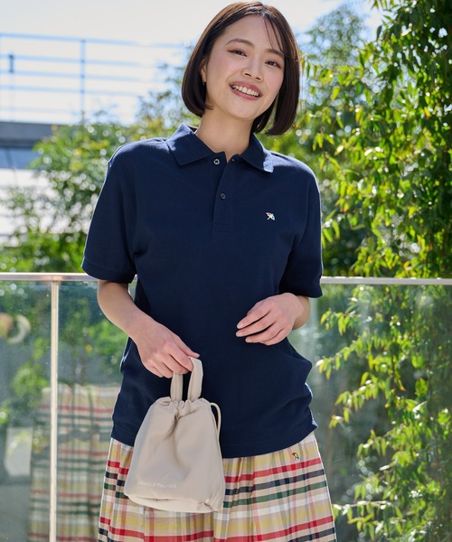 Arnold Palmer（アーノルドパーマー）の「巾着 シェア ミニ トートバッグ（トートバッグ・レディース・ブラック/ベージュ・F）」の4枚目の写真