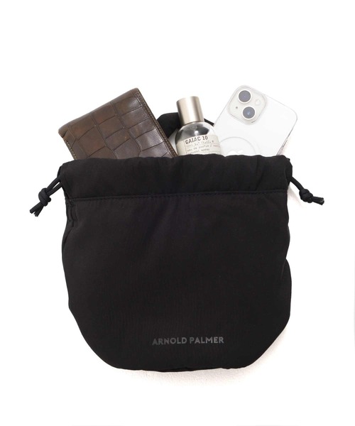 Arnold Palmer（アーノルドパーマー）の「巾着 シェア ミニ トートバッグ（トートバッグ・レディース・ブラック/ベージュ・F）」の14枚目の写真