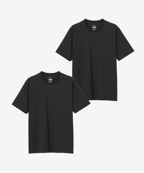 THE NORTH FACE(ザノースフェイス)の「【THE NORTH FACE】S/S FD Pack Tee ショートスリーブフラッシュドライパックティー(Tシャツ/カットソー・メンズ・ブラック/ホワイト・MEDIUM/LARGE/X-LARGE)」の2枚目の写真