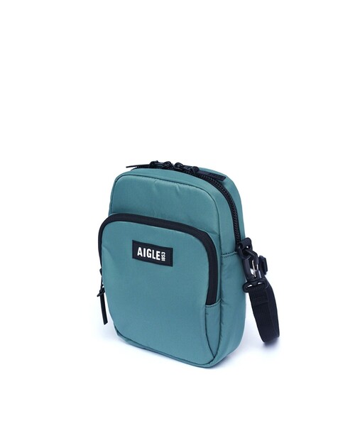 AIGLE(エーグル)の「撥水 ネイバーフッド ショルダーポーチ / ショルダーバッグ(ショルダーバッグ・レディース・ダークグリーン/ライトパープル/ブラック・FREE)」の3枚目の写真