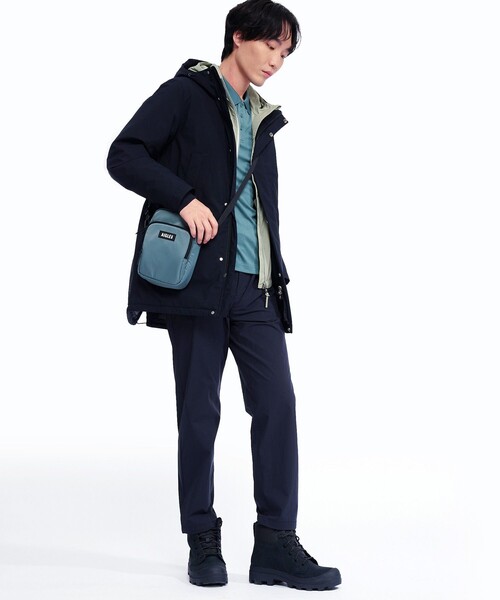AIGLE(エーグル)の「撥水 ネイバーフッド ショルダーポーチ / ショルダーバッグ(ショルダーバッグ・レディース・ダークグリーン/ライトパープル/ブラック・FREE)」の5枚目の写真