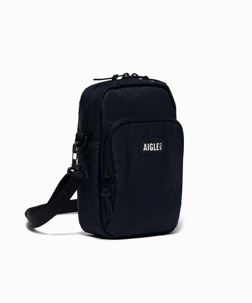 AIGLE(エーグル)の「撥水 ネイバーフッド ショルダーポーチ / ショルダーバッグ(ショルダーバッグ・レディース・ダークグリーン/ライトパープル/ブラック・FREE)」の8枚目の写真