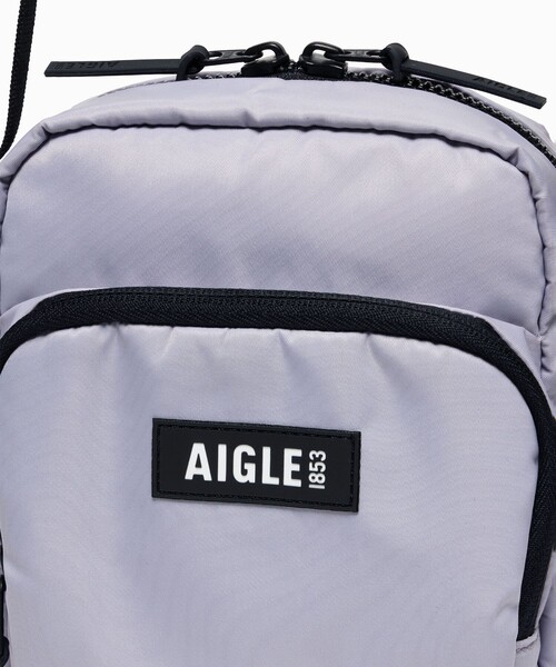 AIGLE(エーグル)の「撥水 ネイバーフッド ショルダーポーチ / ショルダーバッグ(ショルダーバッグ・レディース・ダークグリーン/ライトパープル/ブラック・FREE)」の19枚目の写真
