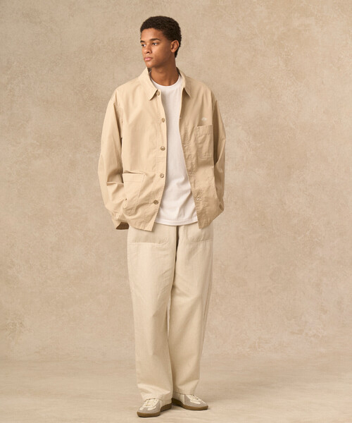 DANTON（ダントン）の「MEN'S BACK LOGO COVERALLS（カバーオール