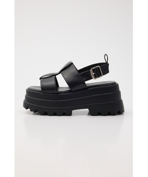 RODEO CROWNS WIDE BOWL（ロデオクラウンズワイドボウル）の「ボリュームソールグルカサンダル（サンダル・レディース・ブラック/ブルー/オフホワイト・LARGE/MEDIUM）」の20枚目の写真