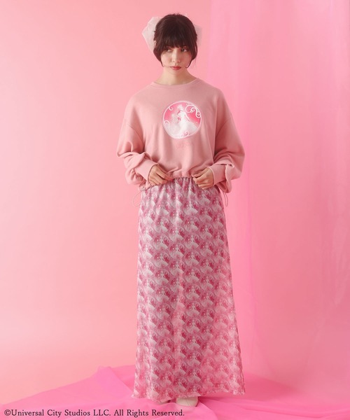 Green　Parks（グリーンパークス）の「■WICKED グラフィックショートスウェット（スウェット・レディース・ブラック/ピンク・FREE）」の7枚目の写真