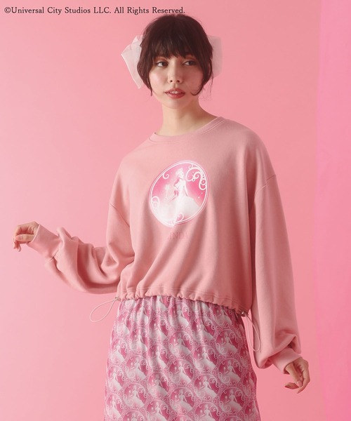 Green　Parks（グリーンパークス）の「■WICKED グラフィックショートスウェット（スウェット・レディース・ブラック/ピンク・FREE）」の8枚目の写真