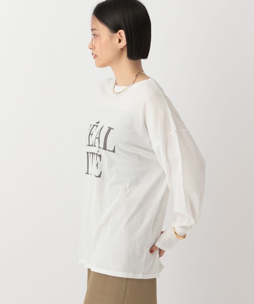 プラージュ　シアーロンT カットソー plage（プラージュ）の「Mesh Sheer ロンT（Tシャツ/カットソー