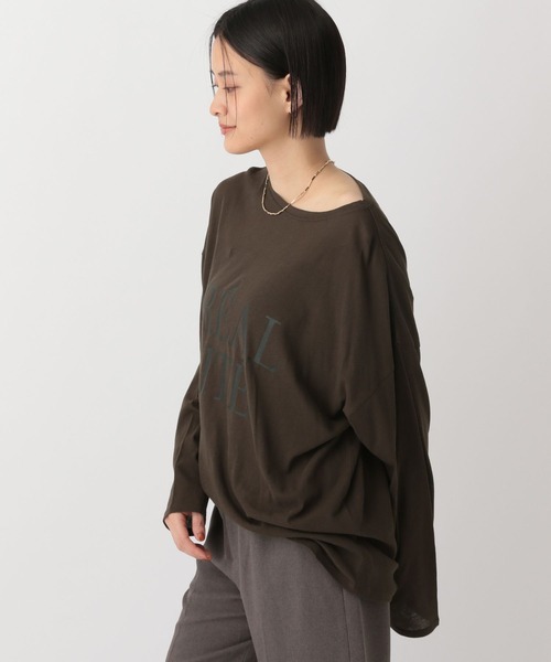 Apart byシアーロゴロンT セール】シアーロゴロンT（Tシャツ/カットソー）｜A part by