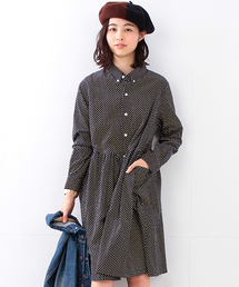 BEAMS BOY | BEAMS BOY / ネル切替 ロングスリーブ(シャツワンピース)