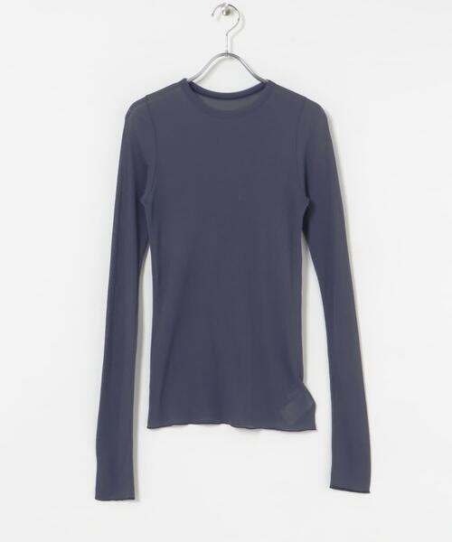 URBAN RESEARCH(アーバンリサーチ)の「『MADE IN JAPAN』シアーテレコカットソー(Tシャツ/カットソー・レディース・ネイビー/ホワイト/イエロー系その他・FREE)」の20枚目の写真