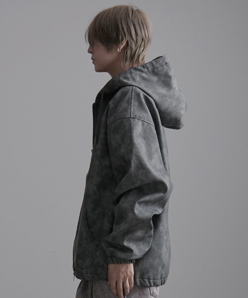 SILVER BULLET(シルバーバレット)の「『CavariA/キャバリア』ZIP長袖パーカー(パーカー・メンズ・ブラウン/ブラック/ブラック系その他・L/M)」の20枚目の写真