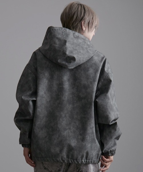 SILVER BULLET(シルバーバレット)の「『CavariA/キャバリア』ZIP長袖パーカー(パーカー・メンズ・ブラウン/ブラック/ブラック系その他・L/M)」の4枚目の写真