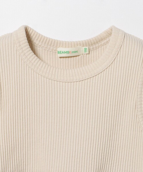 BEAMS mini（ビームスミニ）の「フラワー 切替 ノースリーブ ワンピース 2025SS（90～150cm）（ワンピース・キッズ・イエロー/ブルー系その他/オフホワイト・90/100/110/120/130/140/150）」の12枚目の写真