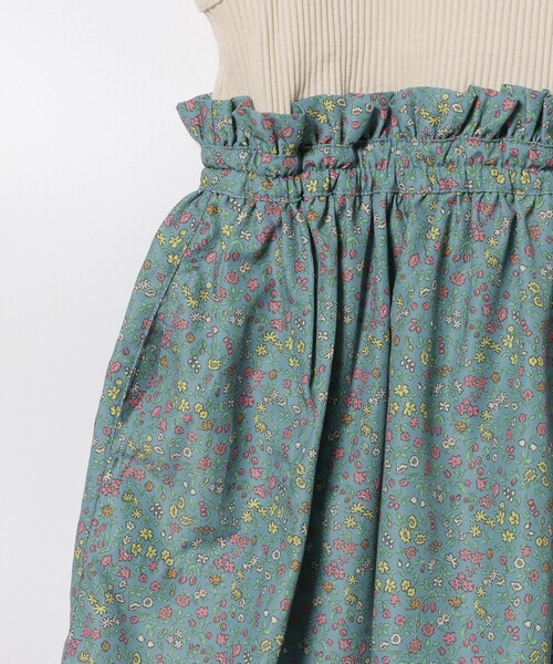 BEAMS mini（ビームスミニ）の「フラワー 切替 ノースリーブ ワンピース 2025SS（90～150cm）（ワンピース・キッズ・イエロー/ブルー系その他/オフホワイト・90/100/110/120/130/140/150）」の13枚目の写真