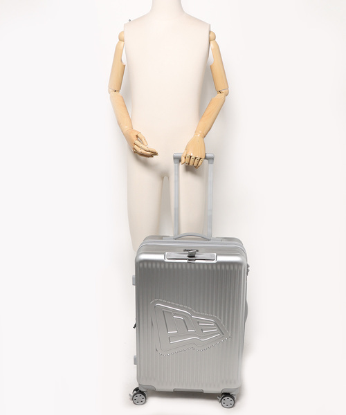 NEW ERA(ニューエラ)の「【NEW ERA/ニューエラ】WHEEL CARRY CASE MEDIUM(スーツケース/キャリーバッグ・メンズ・ブラック/シルバー・FREE)」の6枚目の写真