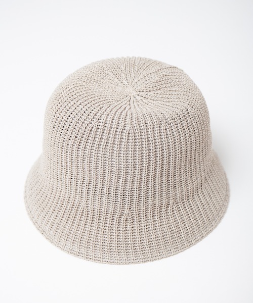 Paper Blend Thermo Knit Tulip Hat / 和紙混紡サーモニット