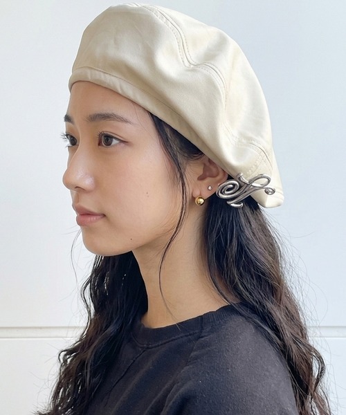 Soelilas】Brooch Twill Beret（ブローチツイルベレー）LCN-M57757