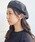 Basiquenti�i�x�[�V�b�N�G���e�B�j�́u�ySoelilas�zBrooch Twill Beret�i�u���[�`�c�C���x���[�jLCN-M57757�i�n���`���O/�x���[�X�j�v�b�u���b�N