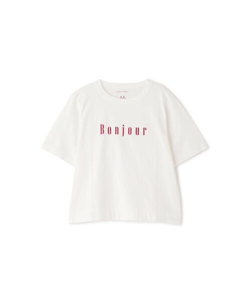 human woman（ヒューマンウーマン）の「◆リサイクルコットン度詰天竺Ｔシャツ（Tシャツ/カットソー・レディース・カーキ/ライトグリーン/ボルドー/ネイビー・MEDIUM）」の9枚目の写真