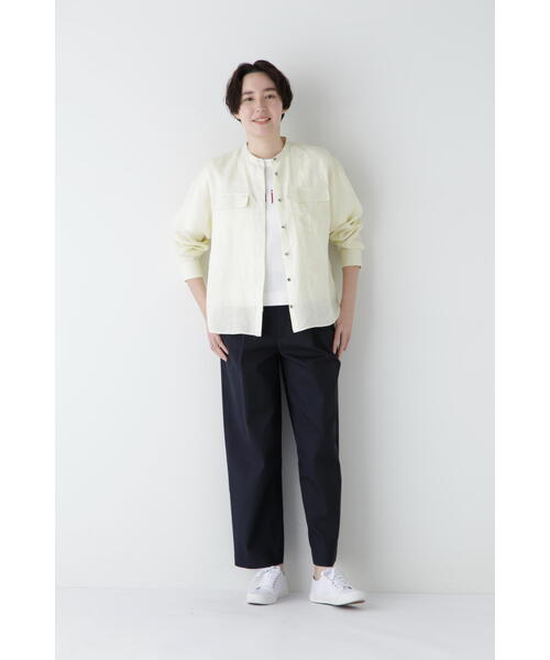 human woman（ヒューマンウーマン）の「◆リサイクルコットン度詰天竺Ｔシャツ（Tシャツ/カットソー・レディース・カーキ/ライトグリーン/ボルドー/ネイビー・MEDIUM）」の12枚目の写真