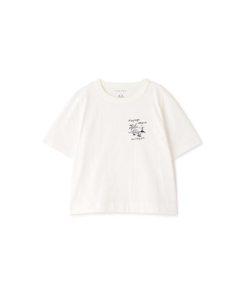 human woman（ヒューマンウーマン）の「◆リサイクルコットン度詰天竺Ｔシャツ（Tシャツ/カットソー・レディース・カーキ/ライトグリーン/ボルドー/ネイビー・MEDIUM）」の18枚目の写真