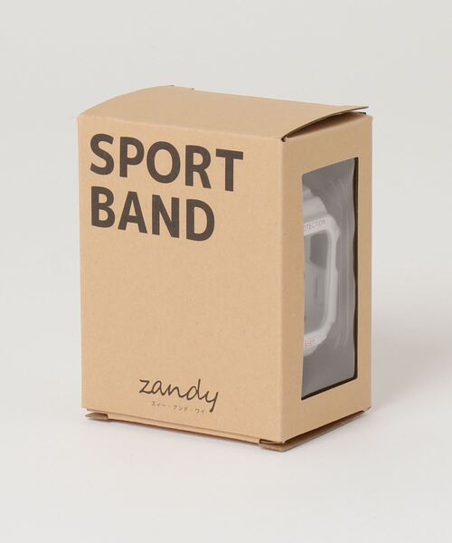 TETE HOMME(テットオム)の「【zandy / ズィー・アンド・ワイ】アップルウォッチバンド スポーツ一体式ベルト(デジタル腕時計・レディース・ブラック/カーキ/ブラック×シルバー/グレー/ブルー/クリア/ダークグレー/アイボリー/ホワイト・MEDIUM/SMALL)」の10枚目の写真