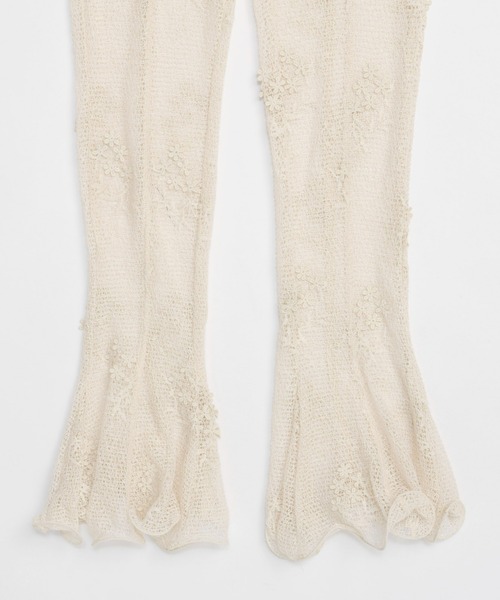 MAISON SPECIAL pantsメッシュコンビアウトシームフレアパンツ MAISON SPECIAL（メゾンスペシャル）の「Mesh Combination