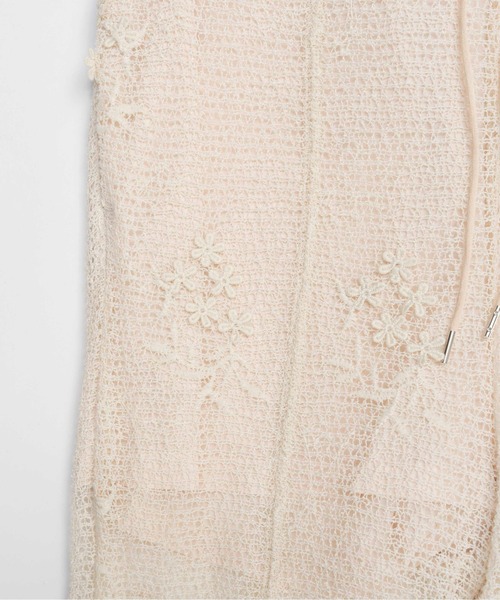 MAISON SPECIAL(メゾンスペシャル)の「Ruffle Hem Flare Pants/ラッフルヘムフレアパンツ(その他パンツ・レディース・アイボリー/ブラック/グレー・36/38)」の19枚目の写真