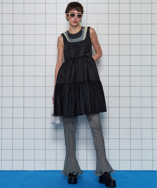 MAISON SPECIAL メッシュコンビアウトシームフレアパンツ MAISON