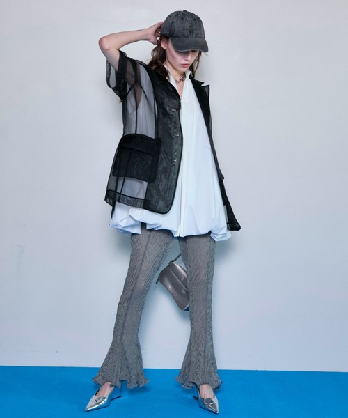 Ruffle Hem Flare Pants/ラッフルヘムフレアパンツ【MAISON