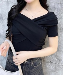 INGNI | クロスオフショルトップス(Tシャツ/カットソー)