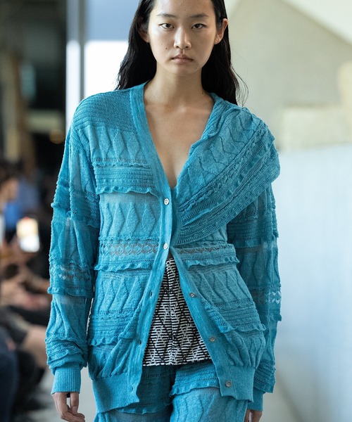 Lace Jacquard Knit Cardigan / レースジャガードニットカーディガン