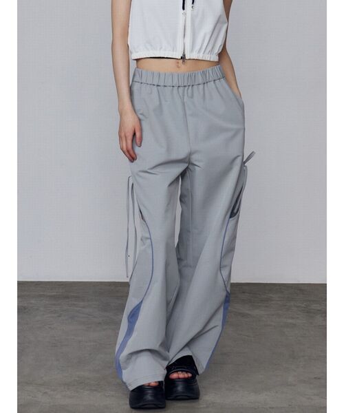 EMODA(エモダ)の「サイドラインスリットパンツ(その他パンツ・レディース・ブラック/グレー/ホワイト・FREE)」の13枚目の写真