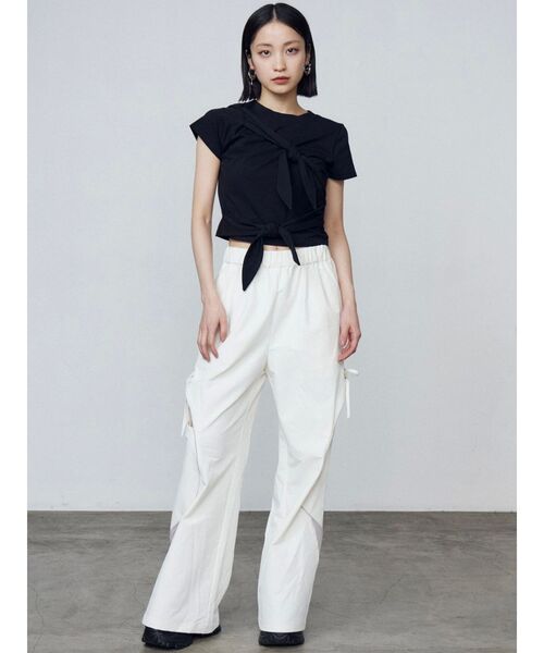 EMODA(エモダ)の「サイドラインスリットパンツ(その他パンツ・レディース・ブラック/グレー/ホワイト・FREE)」の19枚目の写真