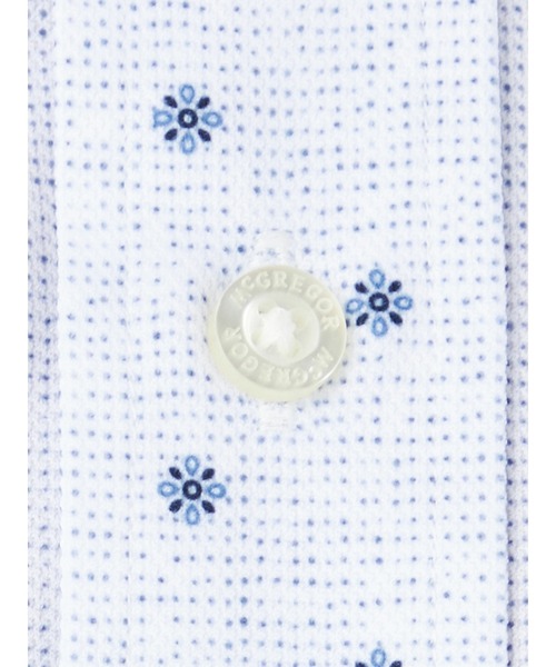 McGREGOR（マックレガー）の「トリコットプリント（小紋）シャツ（シャツ/ブラウス・メンズ・ネイビー/アイボリー・L/M）」の12枚目の写真