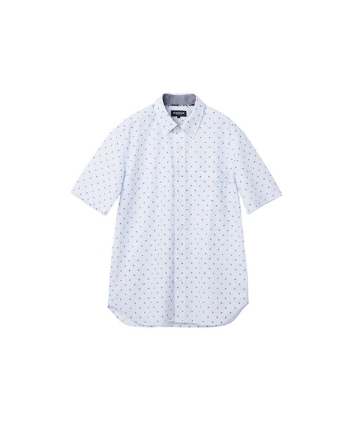 McGREGOR（マックレガー）の「トリコットプリント（小紋）シャツ（シャツ/ブラウス・メンズ・ネイビー/アイボリー・L/M）」の14枚目の写真