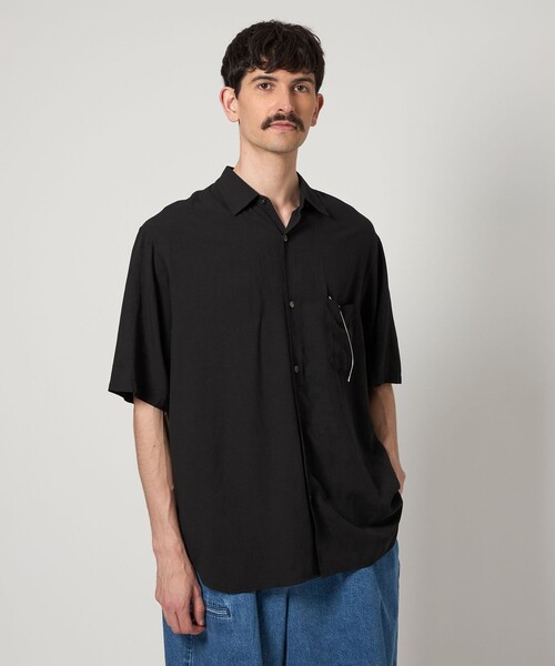 スティーブンアラン 半袖シャツ とろみ オフホワイト XL Steven Alan（スティーブンアラン）の「＜Steven Alan＞ VOIL