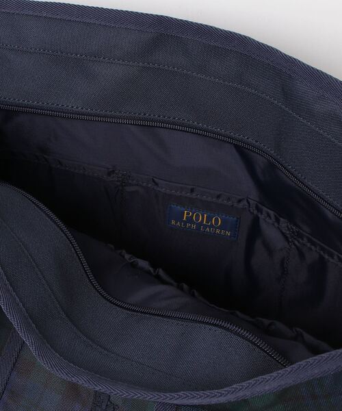 POLO RALPH LAUREN CHILDRENSWEAR(ポロ ラルフ ローレン チルドレンズウェア)の「チェック Big Pony トート & チェンジング パッド セット(マザーズバッグ・キッズ・ブラック系1・ONE)」の2枚目の写真