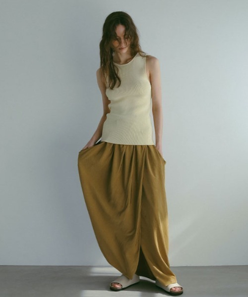 直営オンライン購入etretokyo. ドレープコクーンスカート.BLACK.M セール】ドレープコクーンスカート（スカート）｜ETRE TOKYO